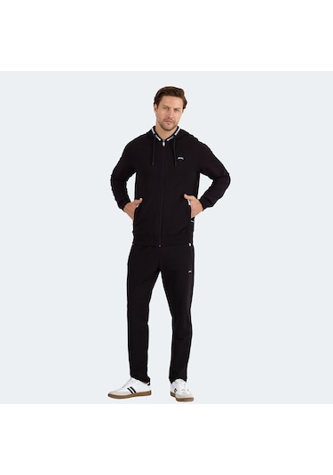 Slazenger FENDER Erkek Eşofman Takımı Siyah