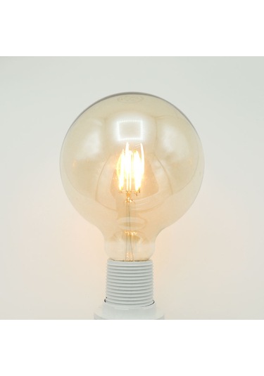 Sunlight G125 Büyük Yuvarlak Rustik Led Ampul 5.5w Amber
