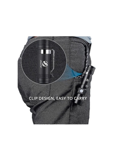 Bloomnest Yüksek Güçlü Led El Feneri, T6 Kamp Meşalesi, 4 Aydınlatma Modu, Su Geçirmez, Macera Kamp El Feneri Asorti Çok Renkli