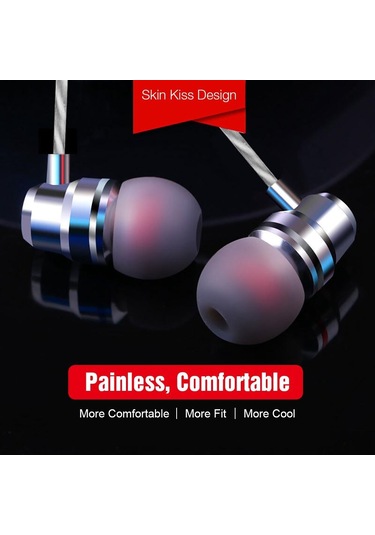 Kablolu Kulaklık Kulakiçi Kulaklık 3.5 MM Kulak İçi Kulaklık Mikrofonlu Kulaklık Stereo Kulaklık