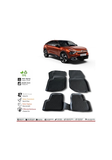 Citroen C4 2024 Model 4d Havuzlu Paspas