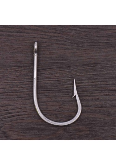 Dianziye Stainless Steel Büyük Boy Balık İğnesi 12/0 Numara, Gümüş Renkli, Dayanıklı Av Aleti