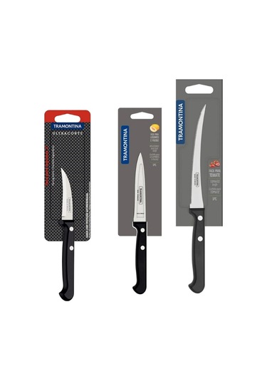 Ultracorte Bıçak Seti 3 Lü Siyah