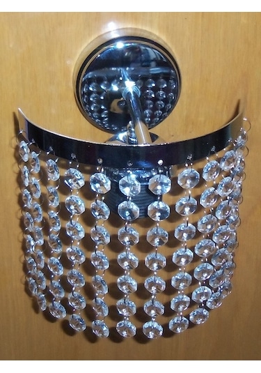 Yarım Ay Taşlı Aplik