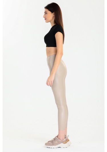 Dar Kalıp Kışlık Şardonlu Deri Tayt Düz Kemer 001