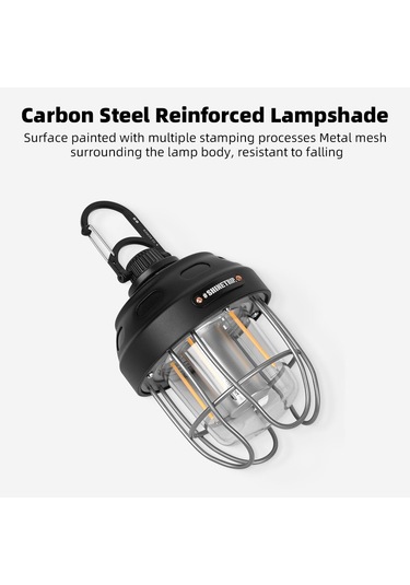 Shinetrip Kamp Işıkları Ve Fenerleri Karbon Çelik 5 Mod Usb Şarj Kahverengi