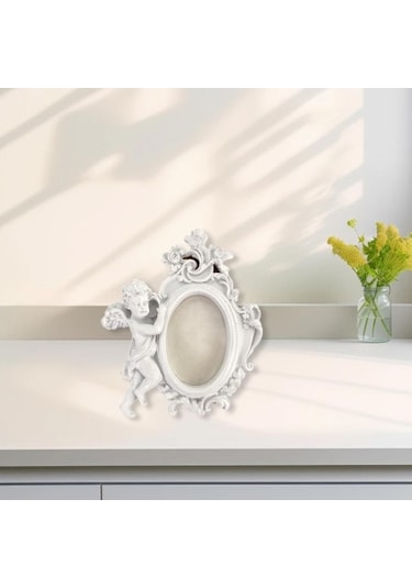 Pazly Süsleme Suntek Sanat Hediye Fotoğraf Çerçeve Beyaz Angel Vs