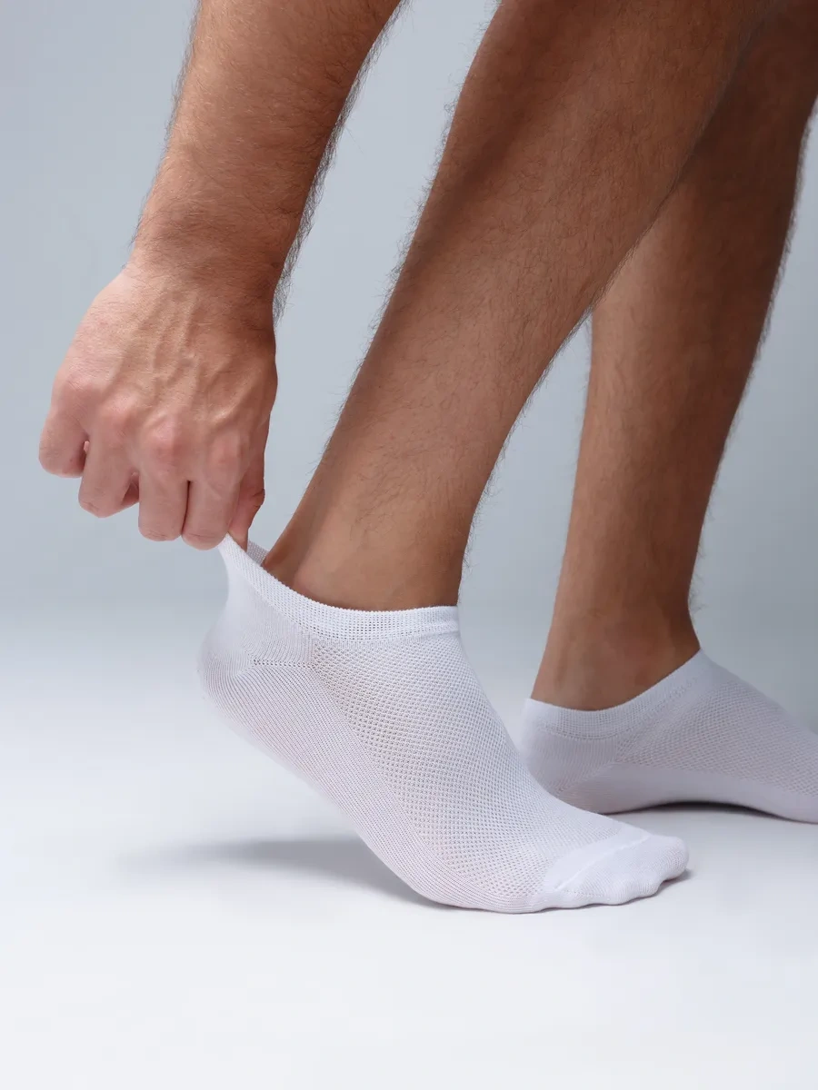 Ecobrand Kısa Çorap Seti, Yazlık, Pamuk 5 Çift 75435448 Beyaz