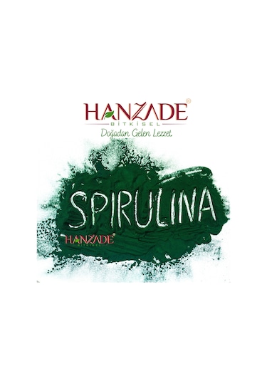 Hanzade Bitkisel Yenilebilir Spirulina Yosun Tozu 25 G
