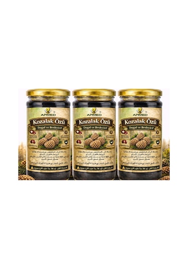 Servi Kozalağı Özü 3'lü Set 800 Gr Katkısız, İlave Şekersiz
