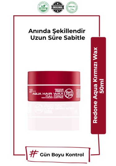 Redone Aqua Wax Kırmızı 50 Ml