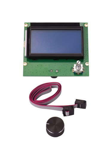 Yaozixa Ender 3/ender 3 Pro 3d Yazıcı İçin Lcd Ekran, Buton Ve Kablolu Tam Set