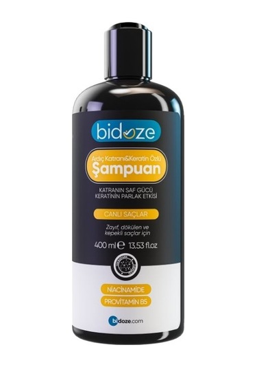 Bidoze Ardıç Katranı & Keratin Şampuanı 400 ML