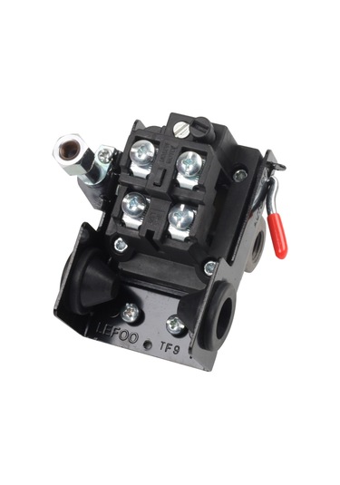 Teltree Lefoo 4 Portlu Hava Kompresörü Basınç Anahtarı - 95-125 Psı, Kolay Kurulum 1-gang