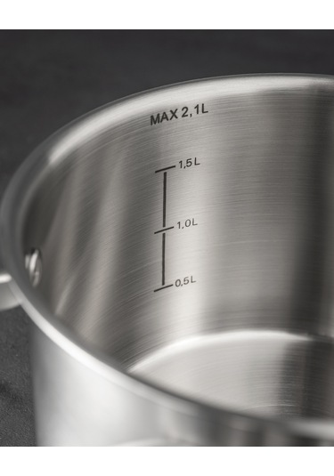 Madame Coco Raye Derin Tencere - Çelik - 16 Cm 8684427146200 Çok Renkli