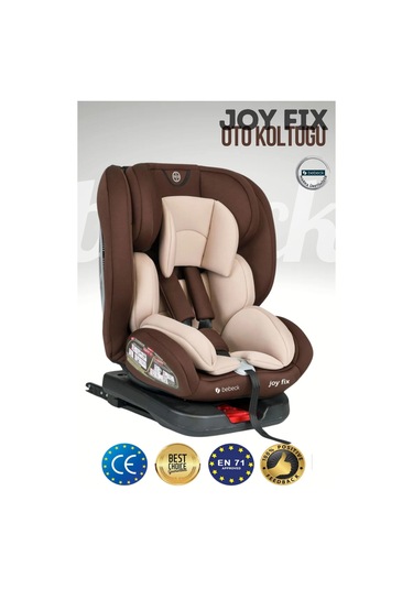 Joy Fix 0-36 Kg 360° Dönebilen Isofix'li Oto Koltuğu Bej