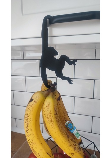 Maymun Şeklinde Muz Askısı Eğlenceli Ve Şık Mutfak Dekorasyonu