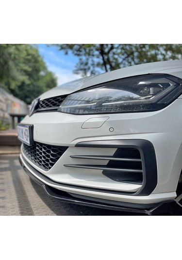 HasAkman Vw Golf 7.5 R Tampon Max Design Ön  Lip Piona Black 2017 - 2021