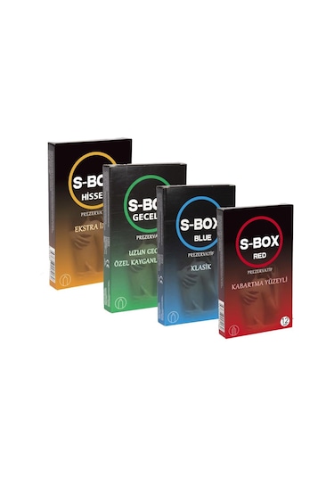 S-Box Karma Prezervatif 12'li x 12