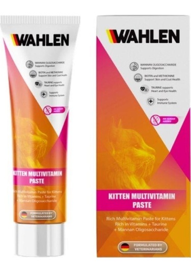 Wahlen Gelişimi Destekleyen Multivitamin Yavru Kedi Malt Macun 100 Ml