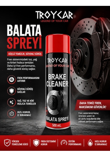 Troycar Fren Balata Spreyi 500 Ml