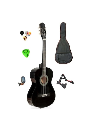 Klasik Gitar Seti 4/4 - Kılıf+stand+akord Aleti+pena - Klasikgitarseti