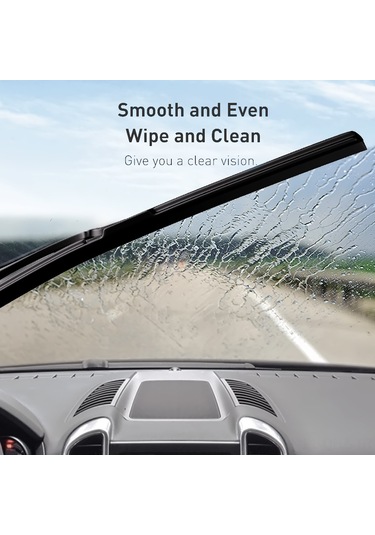 Aubyhe Baseus Otomobil Silecek Tamir Aleti, Alüminyum Alaşımlı, Çift Zımpara Şeridi, Tüm Araçlara Uyumlu, Kolay Kullanım, Dayanıklı