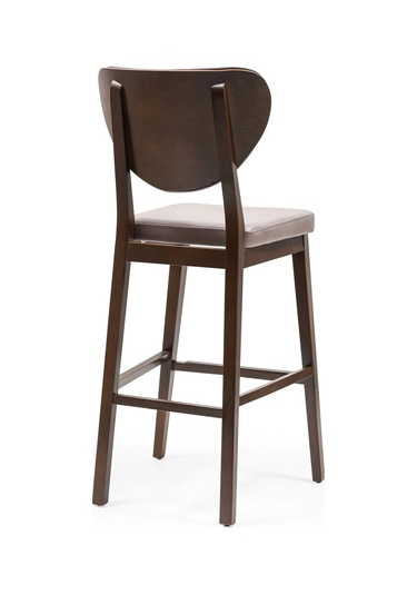 Olivya Ahşap Bar Sandalyesi Ceviz