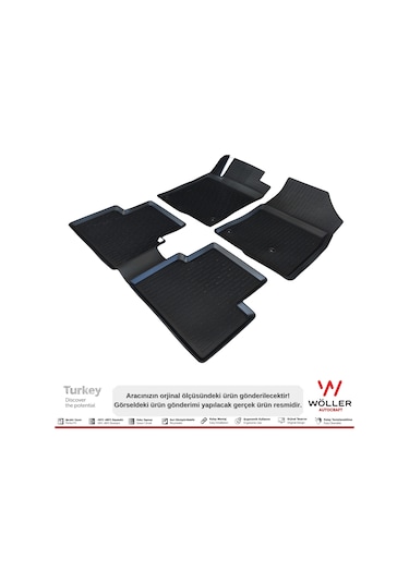 Honda Civic Fc5 Paspas 2016 2021 Arası 3D Havuzlu Wöller Paspas