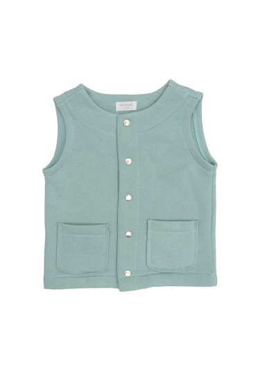 Petit Boom İçi Polarlı Yelek Mint