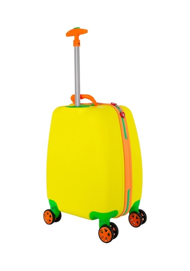 Wexta Wx-410 Disney Serisi Sarı Kız Çocuk Çocuk Valizi Sarı