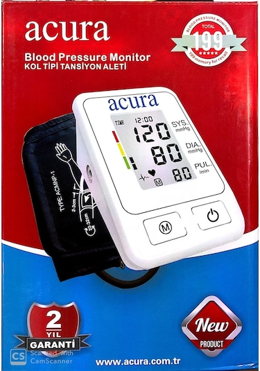 Acura AC-9080 Tam Otomatik Üst Koldan Ölçer Tansiyon Aleti