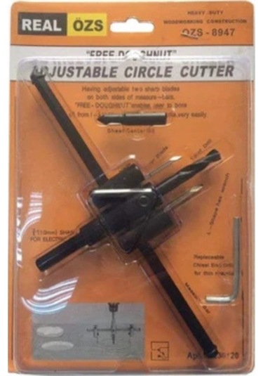 Nalburkent Real Özs 8947 Ayarlı Delik Kesici Panç Seti 40-200 Mm Ahşap Ve Alçıpan İçin