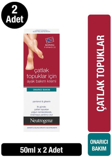 Neutrogena Çatlak Topuk Ayak Kremi 50 ML x2