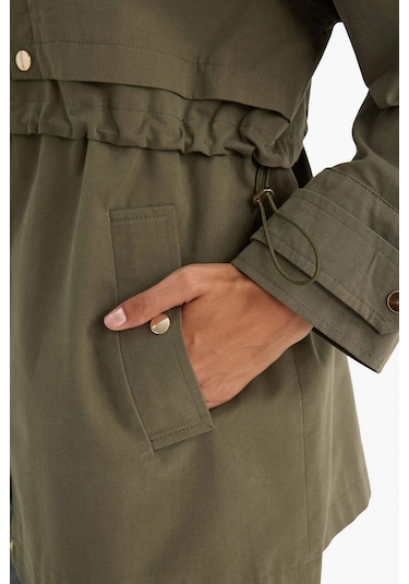 Defacto Su Geçirmez Regular Fit Pamuklu Mont E8696ax25aukh402 Haki Defacto Su Geçirmez Regular Fit Pamuklu Mont E8696ax25aukh402 Haki