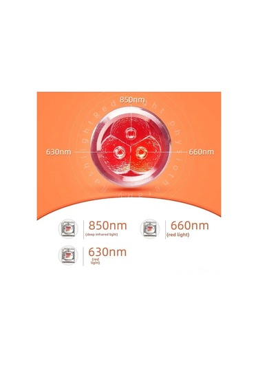 Reedark Kırmızı Işık El Feneri 3 Led 630+660+850nm Entegre Kızılötesi Aydınlatma Cihazı, Dayanıklı Malzeme, Çok Amaçlı Kullanım, Pp Kutulu - Amazon跨境