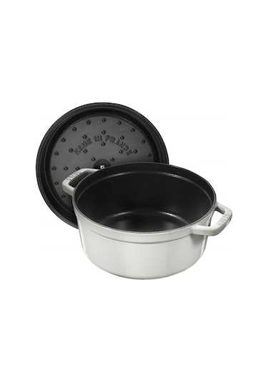 Staub 405014140 Döküm Tencere Trüf Beyazı, 28 CM
