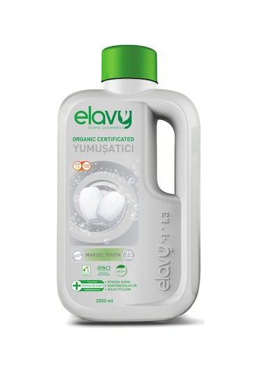 Elavy Marsel Touch Organik Sertifikalı Çamaşır Yumuşatıcısı 3 L