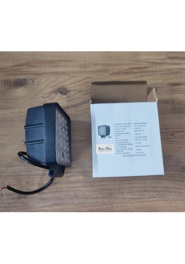 2 Adet 16 Led Kare 9-48 Volt 48 Watt Ip67 Çalışma Lambası