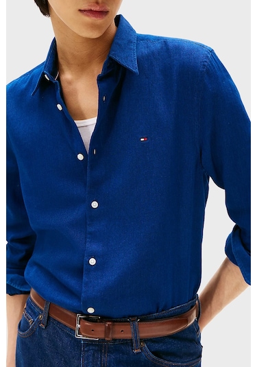 Tommy Hilfiger Erkek Gömlek Mw0mw40498 0gy Mavi MAVİ Tommy Hilfiger Erkek Gömlek Mw0mw40498 0gy Mavi MAVİ