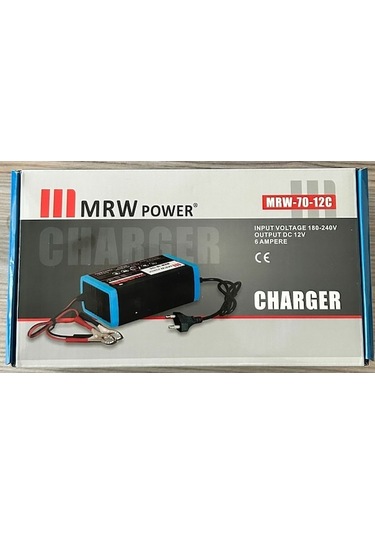 Trendooze Şarj Mrw-70-12c Mervesan Cihazı Akü 6a 12v Pl