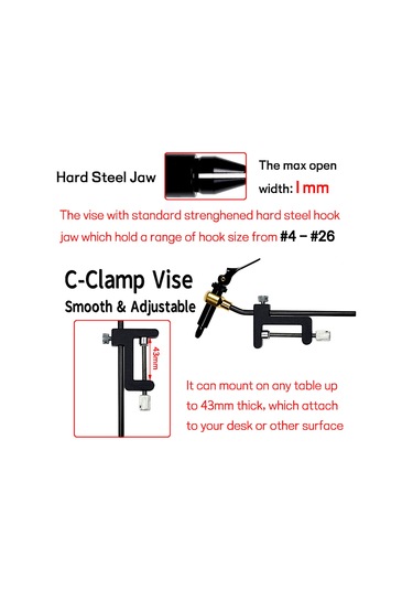 MSO Olta Balıkçılık FLY & Asist Yapım Mengene & El Aletleri