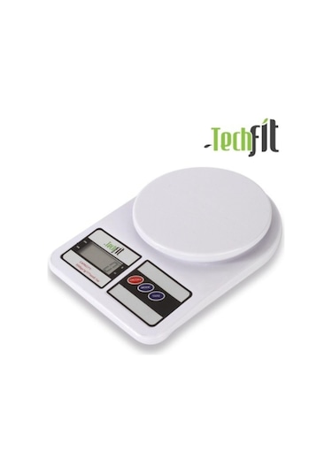 Techfit TF-1010 Dijital Mutfak Terazisi Beyaz