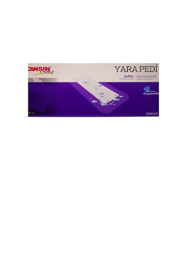 Cansın Plast 9 Cm X 20 Cm Şeffaf Yara Pedi Pu 524