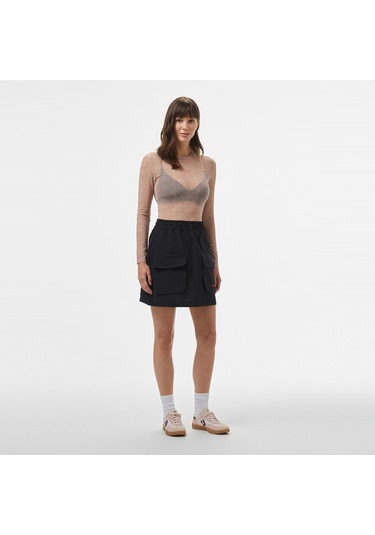 Unıted4 Kadın Siyah Etek Kımıtsu Siyah