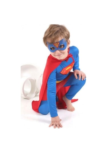 Superman Kostümü Basic Kostüm Çok Renkli