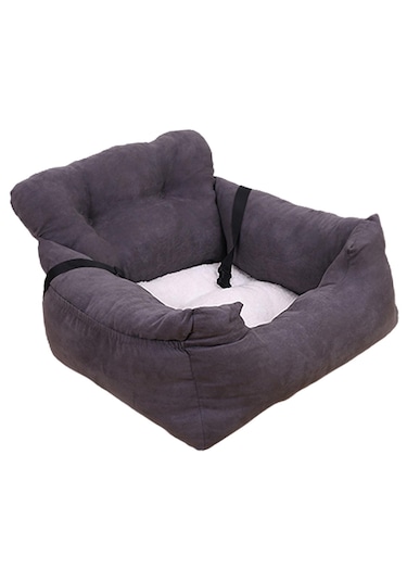 Homyl Köpek Araba Koltuğu Yatak Kitty Kitten Küçük Koyu-gri