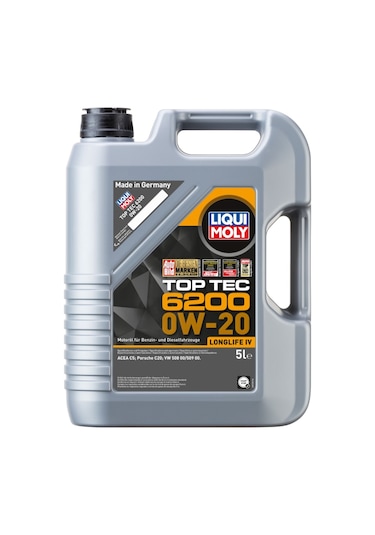 Liqui Moly Top Tec 6200 0W-20 Motor Yağı 5 L