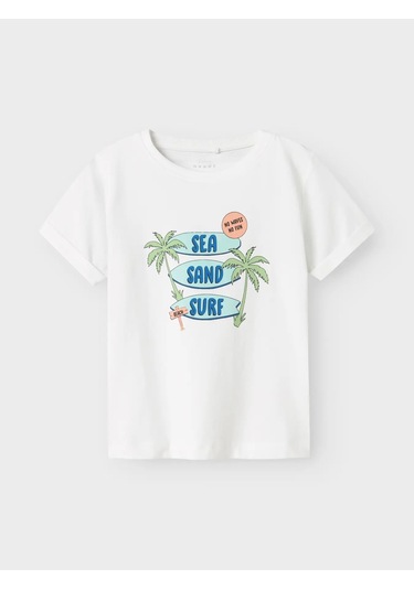 Name It Nmmvux Ss Top Erkek Çocuk T-shirt 13227488 Beyaz