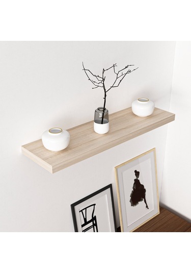 Minar Gizli Tutuculu Duvar Rafı 80 Cm - Sonomo